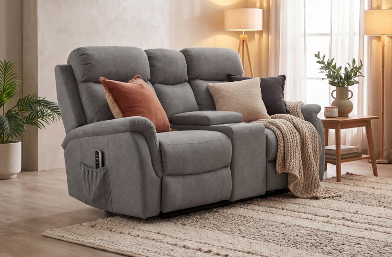Dual Motor 2 Seater Lift Chair with Console