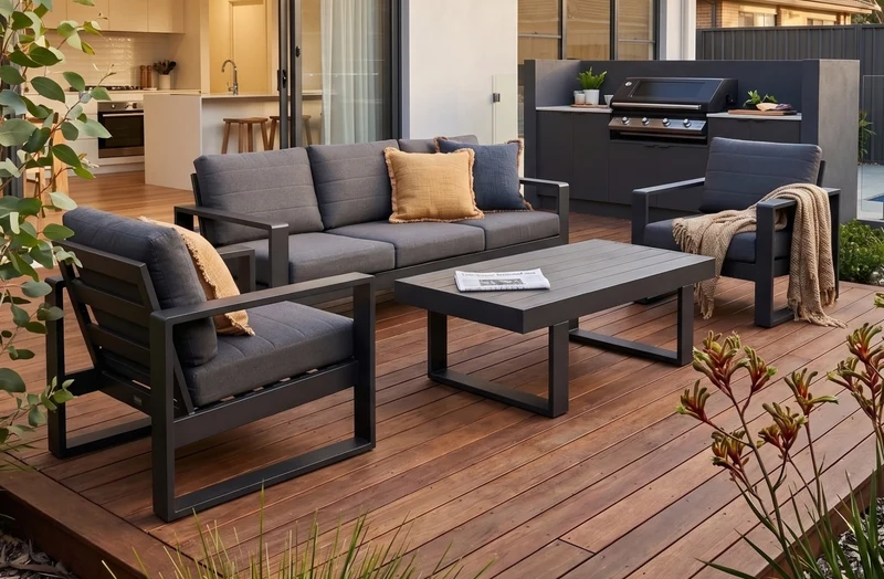 4 Piece Outdoor Lounge Set