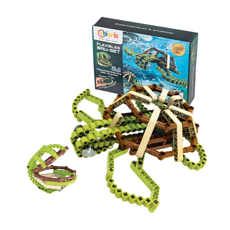 CBionic Baustein-Set Schildkröte grün/braun