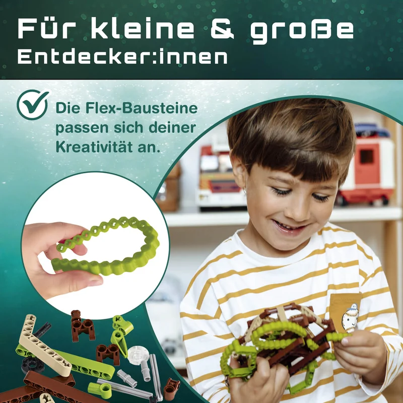 CBionic Baustein-Set Schildkröte grün/braun