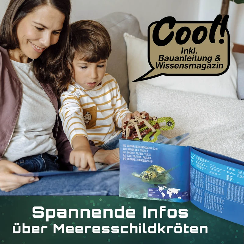 CBionic Baustein-Set Schildkröte grün/braun