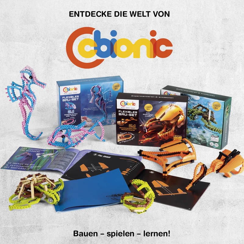 CBionic Baustein-Set Schildkröte grün/braun