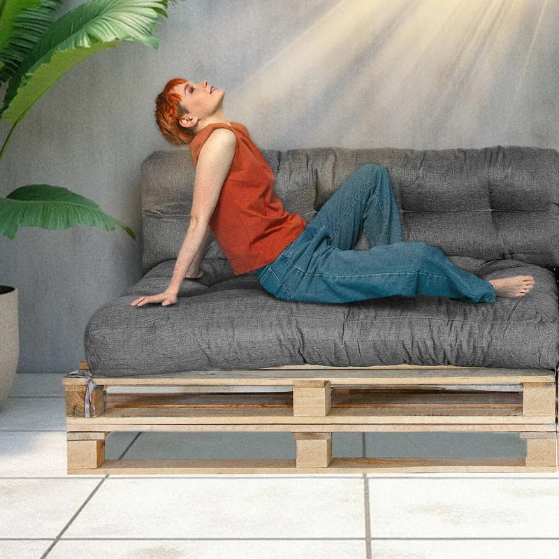Premium Palettenkissen - Sitzkissen für Outdoor & Indoor