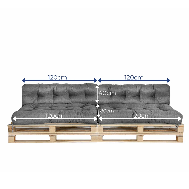 Premium Palettenkissen - Sitzkissen für Outdoor & Indoor