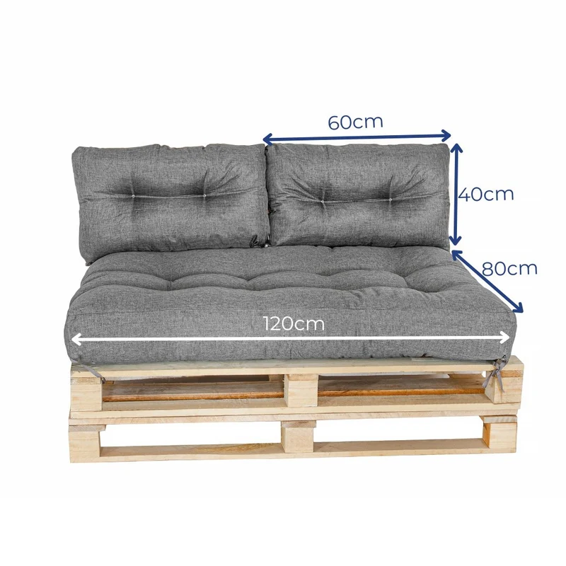 Premium Palettenkissen - Sitzkissen für Outdoor & Indoor