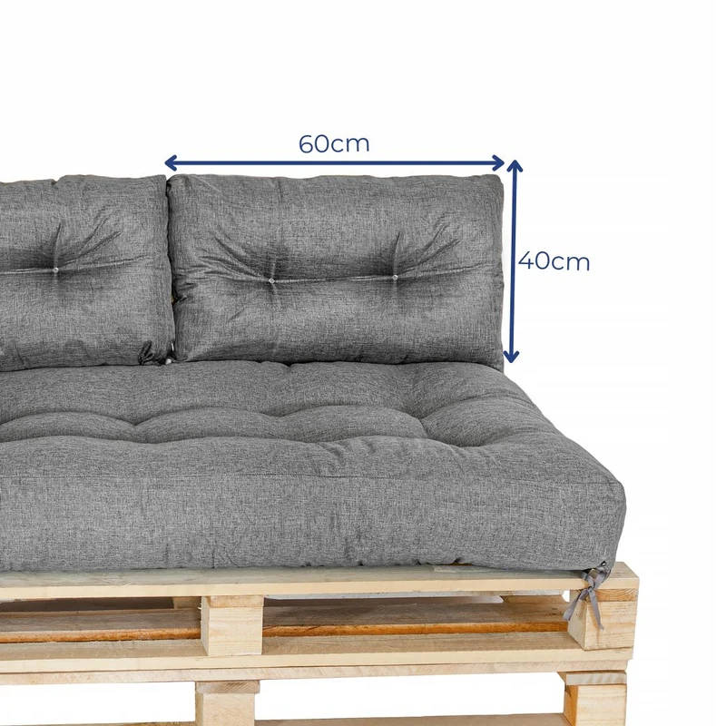 Premium Palettenkissen - Sitzkissen für Outdoor & Indoor