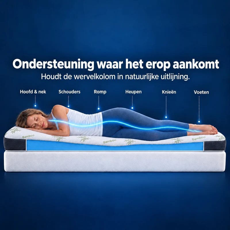 Premium Komfort Topper - Gel-Memory-Schaum Matratzen-Topper