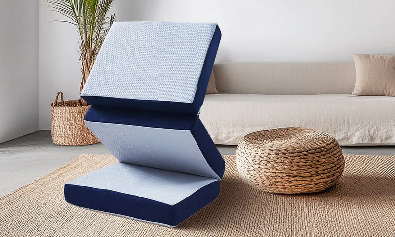 Memory Foam Klappmatratze – Ergonomisch, 3-teilige Faltmatratze