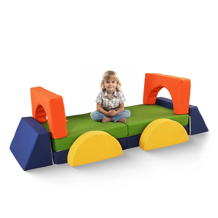 Spielcouch für Kinder – 10-teiliges Sofa-Set für Schlafen und Spielen