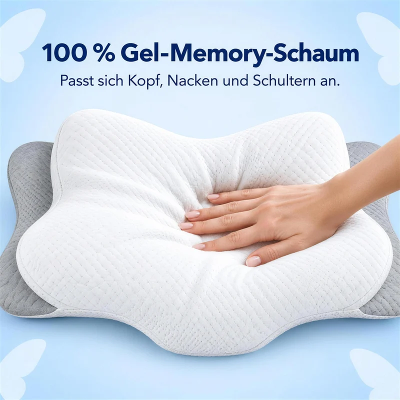 Schmetterlingskissen Plus - Das originale ergonomische Kissen