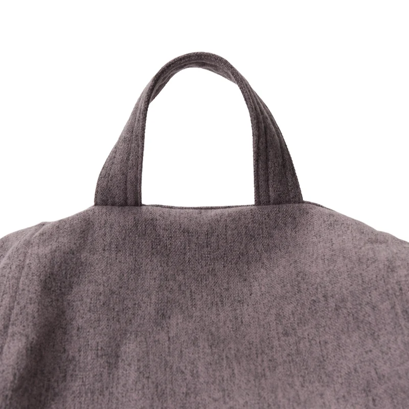 LUMALAND Comfort Line XXL Sitzsack - 100x120x50 cm Bodenkissen - 315 L - EPS Perlen Füllung - Dunkelgrau