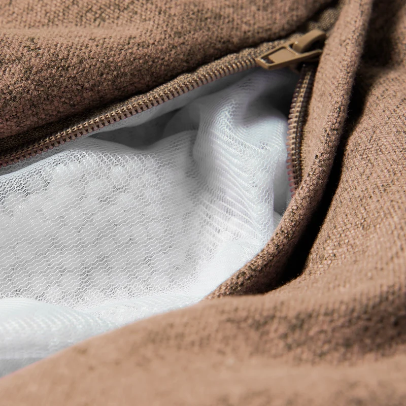 LUMALAND Comfort Line XXL Sitzsack - 100x120x50 cm Bodenkissen - 315 L - EPS Perlen Füllung - Braun
