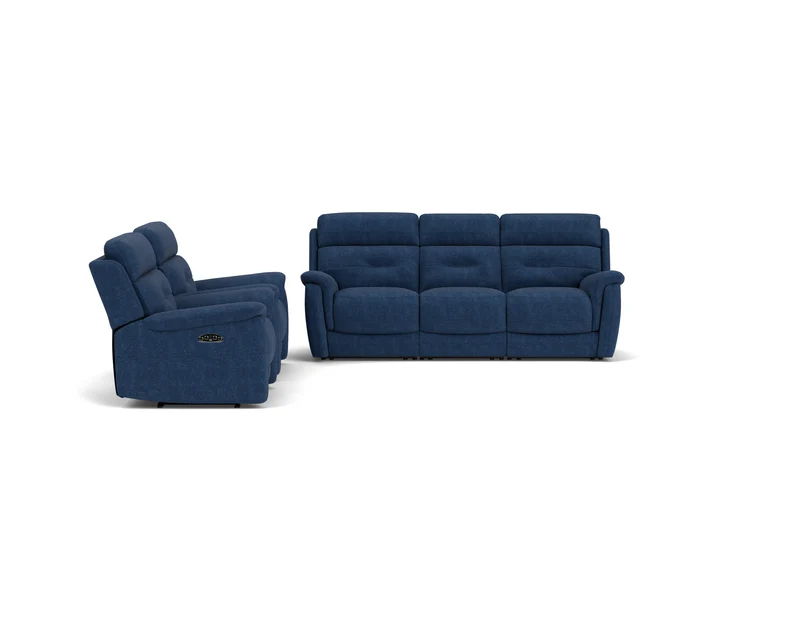 3 Seater with End Electric Recliners and Powered Headrests + 2 Electric Recliners