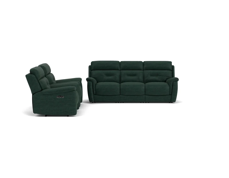 3 Seater with End Electric Recliners and Powered Headrests + 2 Electric Recliners