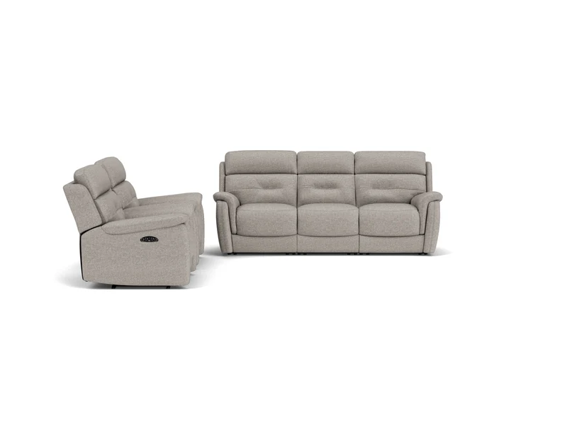 3 Seater with End Electric Recliners and Powered Headrests + 2 Electric Recliners