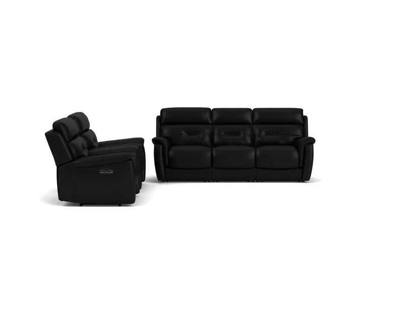 3 Seater with End Electric Recliners and Powered Headrests + 2 Electric Recliners