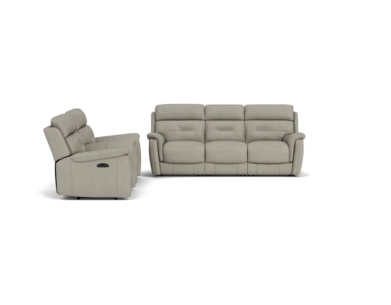 3 Seater with End Electric Recliners and Powered Headrests + 2 Electric Recliners