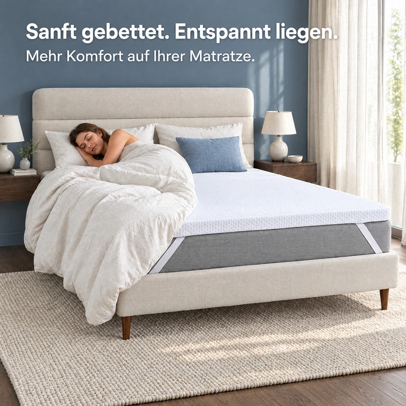 Dream Topper – Matratzen-Topper mit Memory-Schaum-Gefühl