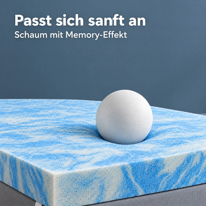 Dream Topper – Matratzen-Topper mit Memory-Schaum-Gefühl
