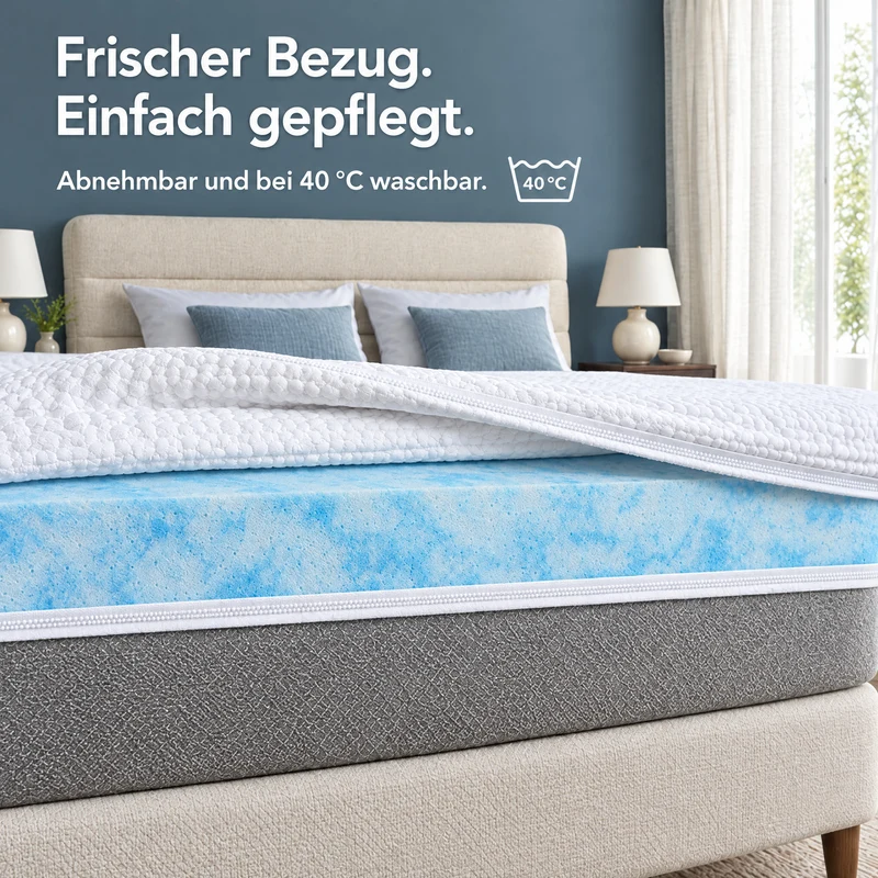Dream Topper – Matratzen-Topper mit Memory-Schaum-Gefühl
