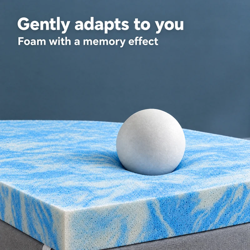 Dream Topper – Matratzen-Topper mit Memory-Schaum-Gefühl