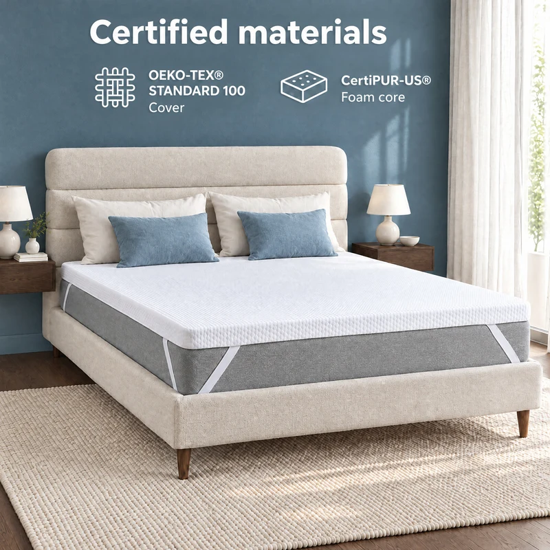 Dream Topper – Matratzen-Topper mit Memory-Schaum-Gefühl