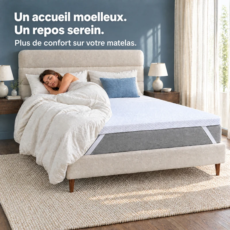 Dream Topper – Matratzen-Topper mit Memory-Schaum-Gefühl