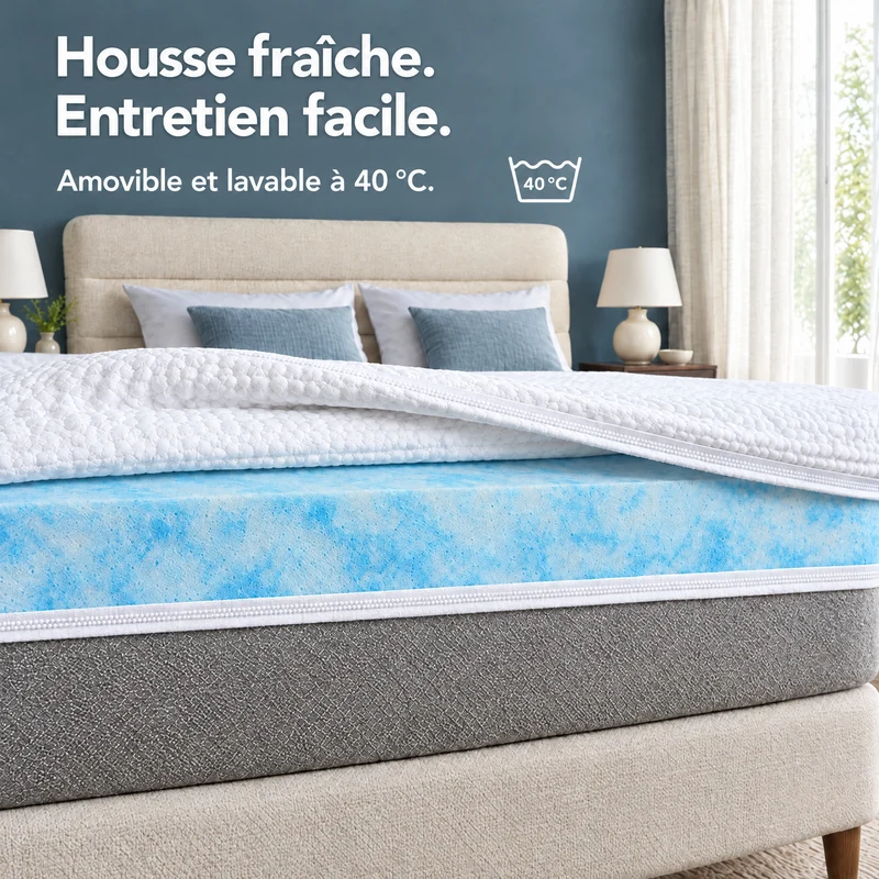 Dream Topper – Matratzen-Topper mit Memory-Schaum-Gefühl