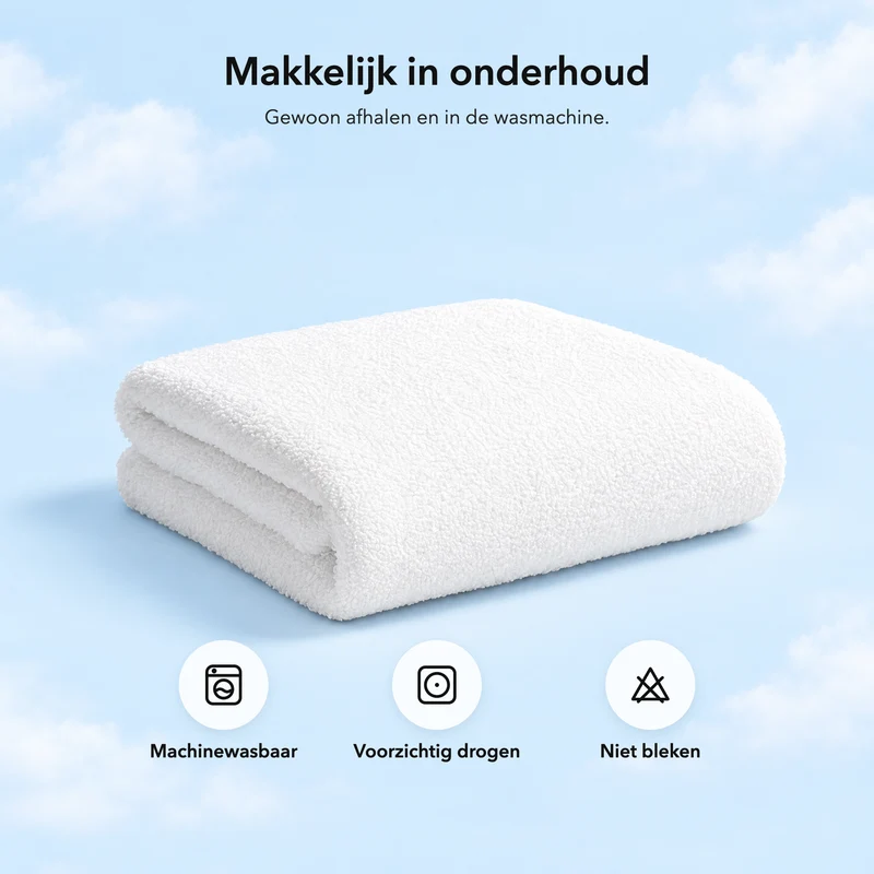 Matratzenschoner mit elastischen Eckbändern