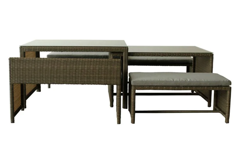 6Pc Nested Dining Set