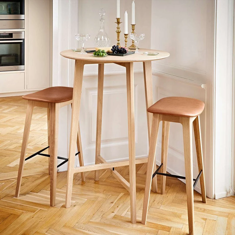 Nordic Bar Stool - Oak