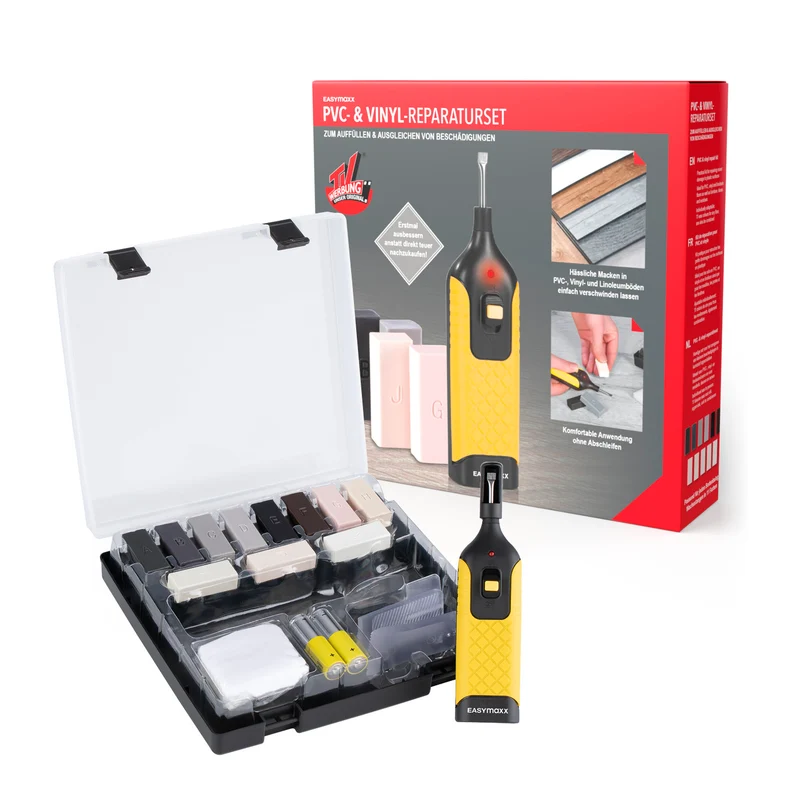 EASYmaxx PVC- & Vinyl-Reparaturset - 19 -tlg.