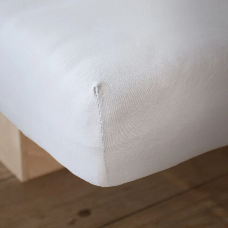 LUMALAND Comfort Jersey Spannbettlaken - 160 g/m² 100% Baumwolle - 180 x 200 cm - 200 x 200 cm - Weiß