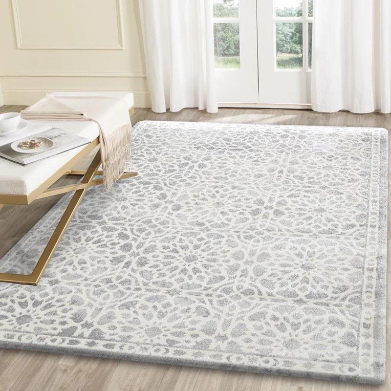 Grey Demask Rug