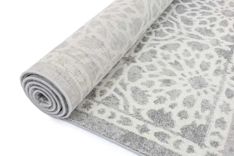 Grey Demask Rug