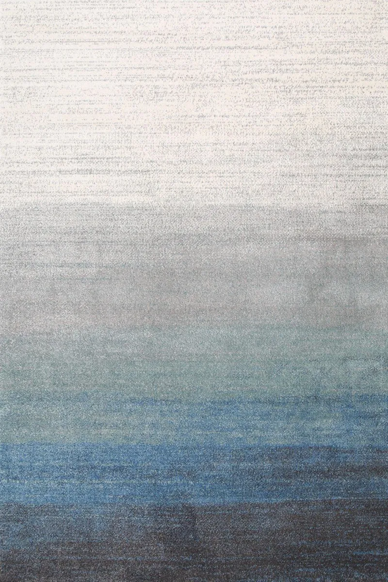Aqua Blue Ombre Rug
