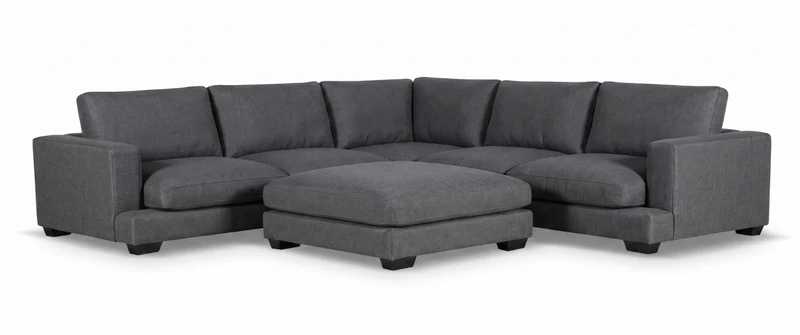 5.5 Seater Corner With Ottoman