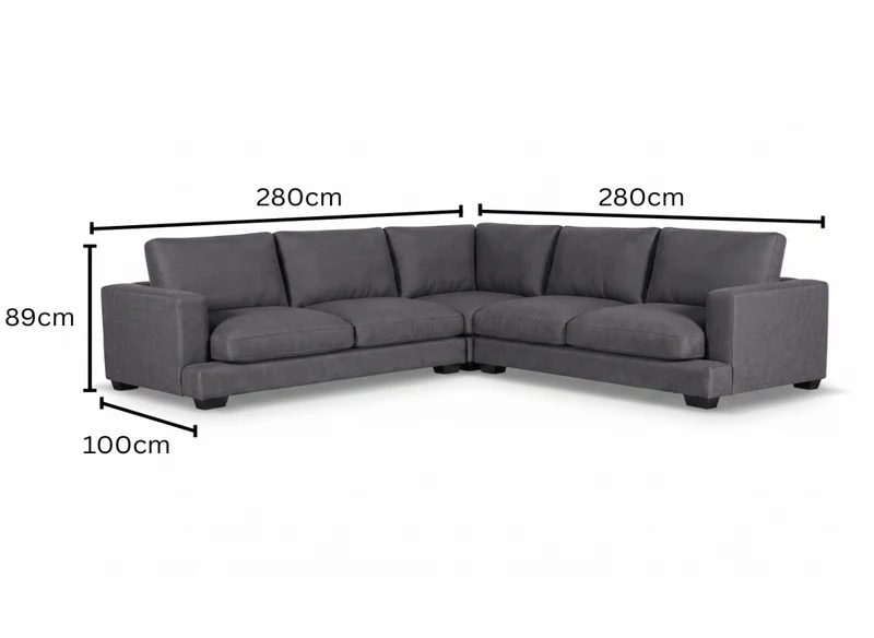 5.5 Seater Corner With Ottoman
