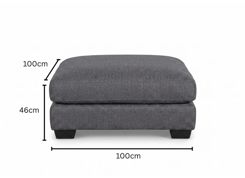 5.5 Seater Corner With Ottoman