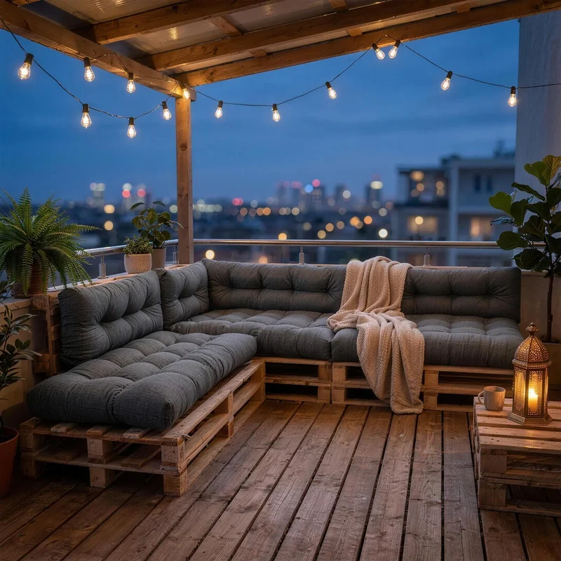 Premium Palettenkissen - Outdoor & Indoor Sitzkissen