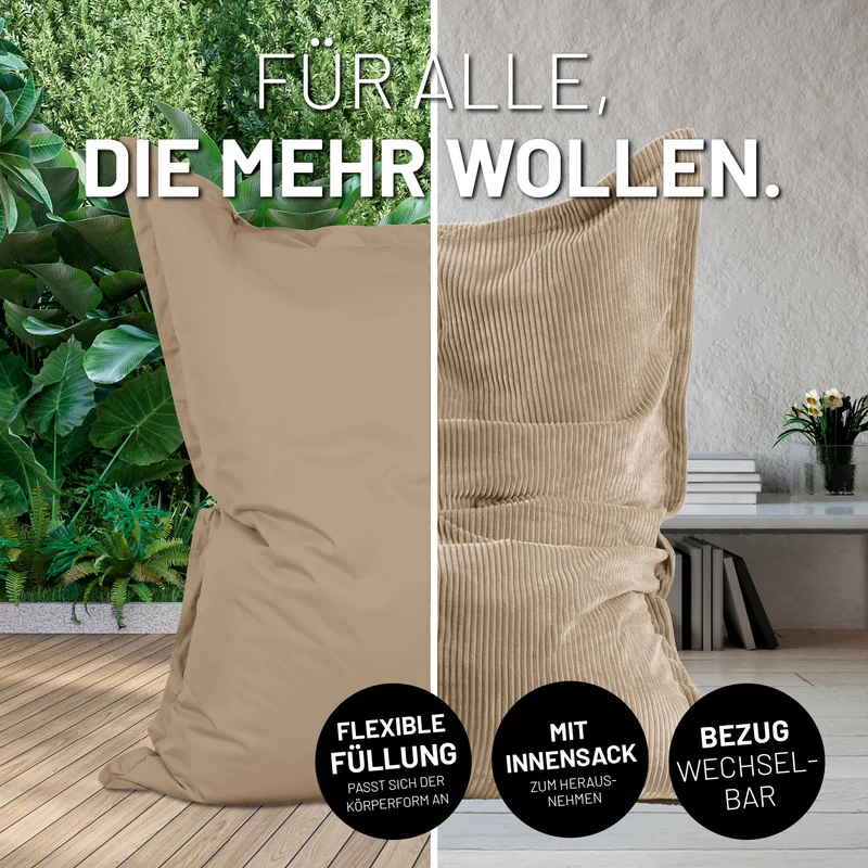 Sitzsack Classic XXL All-in-One Set