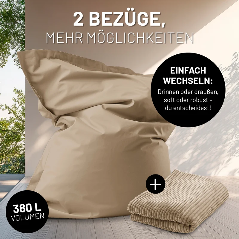 Sitzsack Classic XXL All-in-One Set