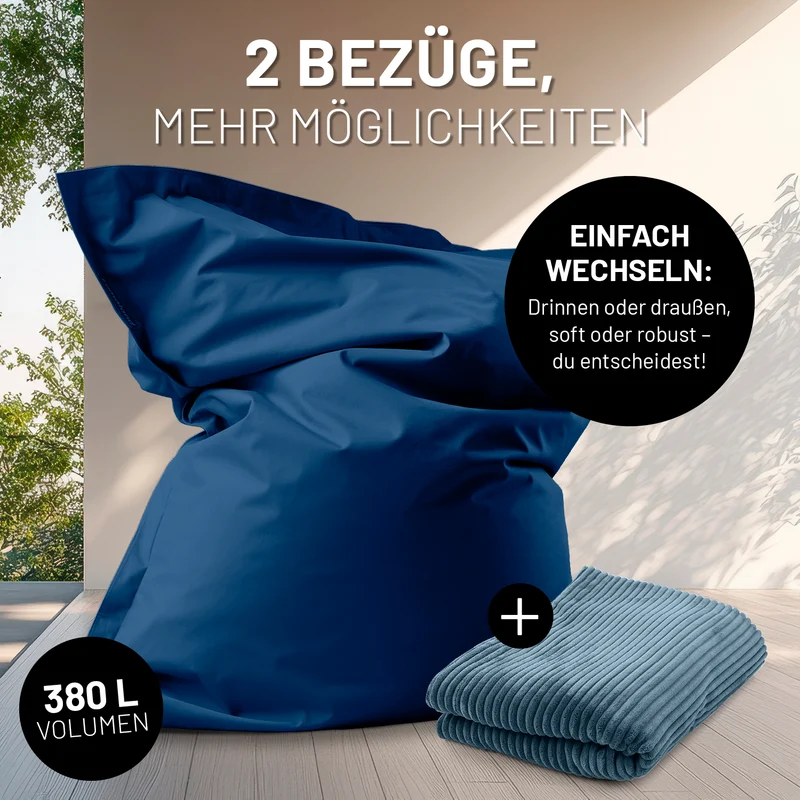 Sitzsack Classic XXL All-in-One Set