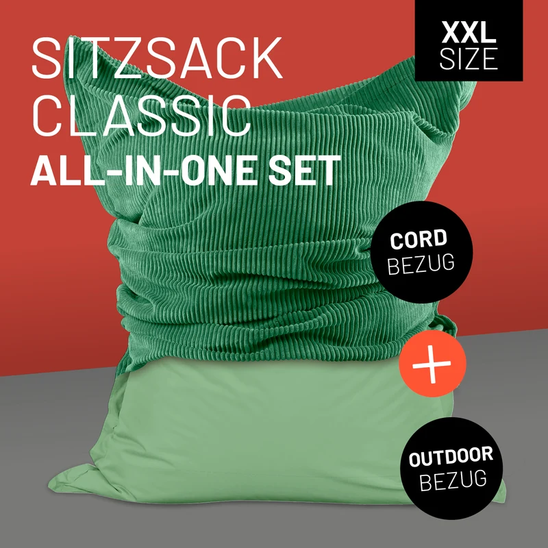 Sitzsack Classic XXL All-in-One Set