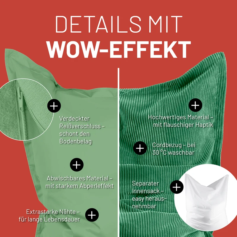 Sitzsack Classic XXL All-in-One Set