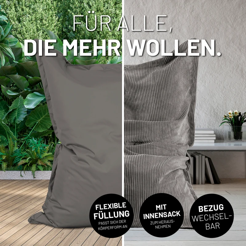 Sitzsack Classic XXL All-in-One Set