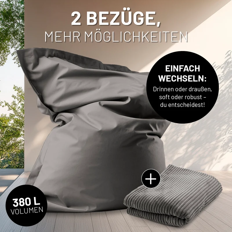 Sitzsack Classic XXL All-in-One Set