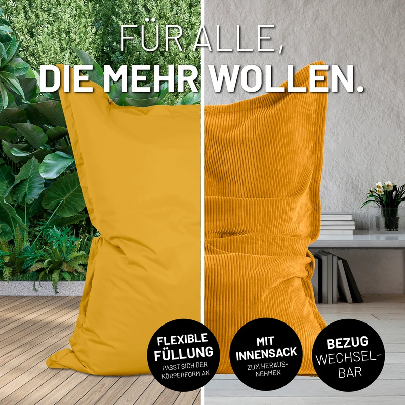 Sitzsack Classic XXL All-in-One Set