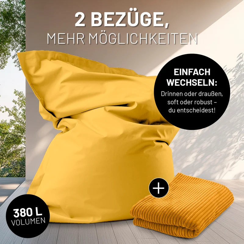 Sitzsack Classic XXL All-in-One Set