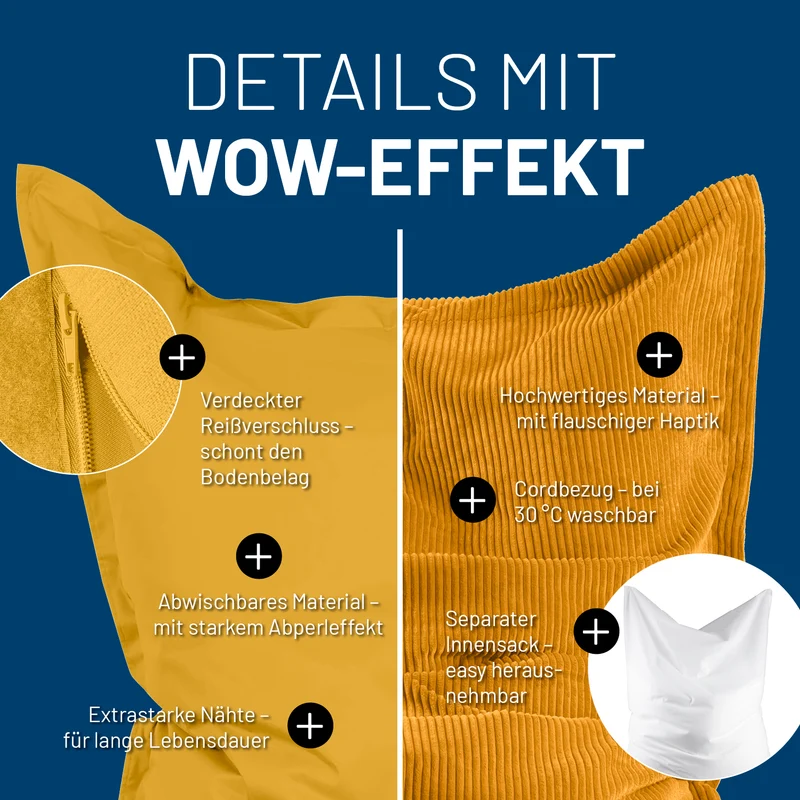 Sitzsack Classic XXL All-in-One Set